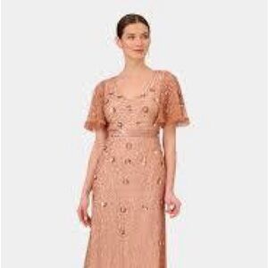 Adrianna Papell Vintage Inspired Sequin Gown